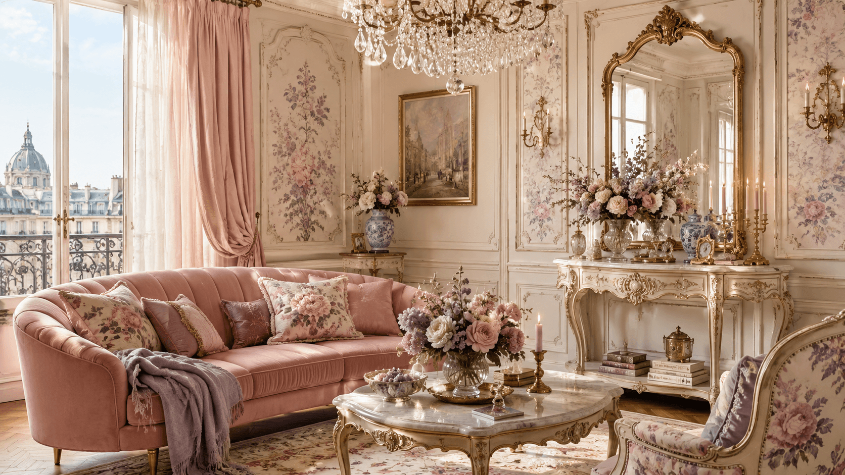 Parisian classic living room